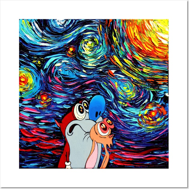 van Gogh Never Experienced Space Madness Wall Art by sagittariusgallery